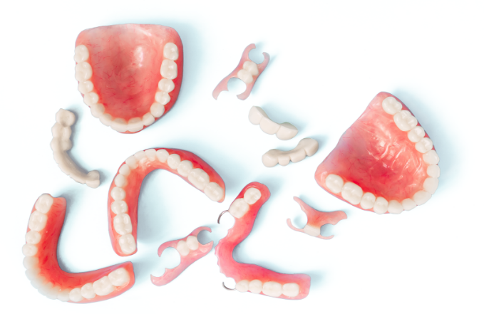 Offering many types of dentures with a vast selection of tooth shapes, sizes, palate designs, gum shades, and colors.