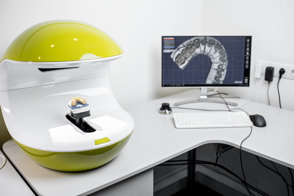 Modern Dental Technology, dental scanner, at Shine Dental Associates